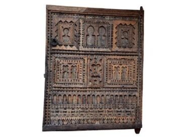 Large Antique Moroccan cedar , Berber Door